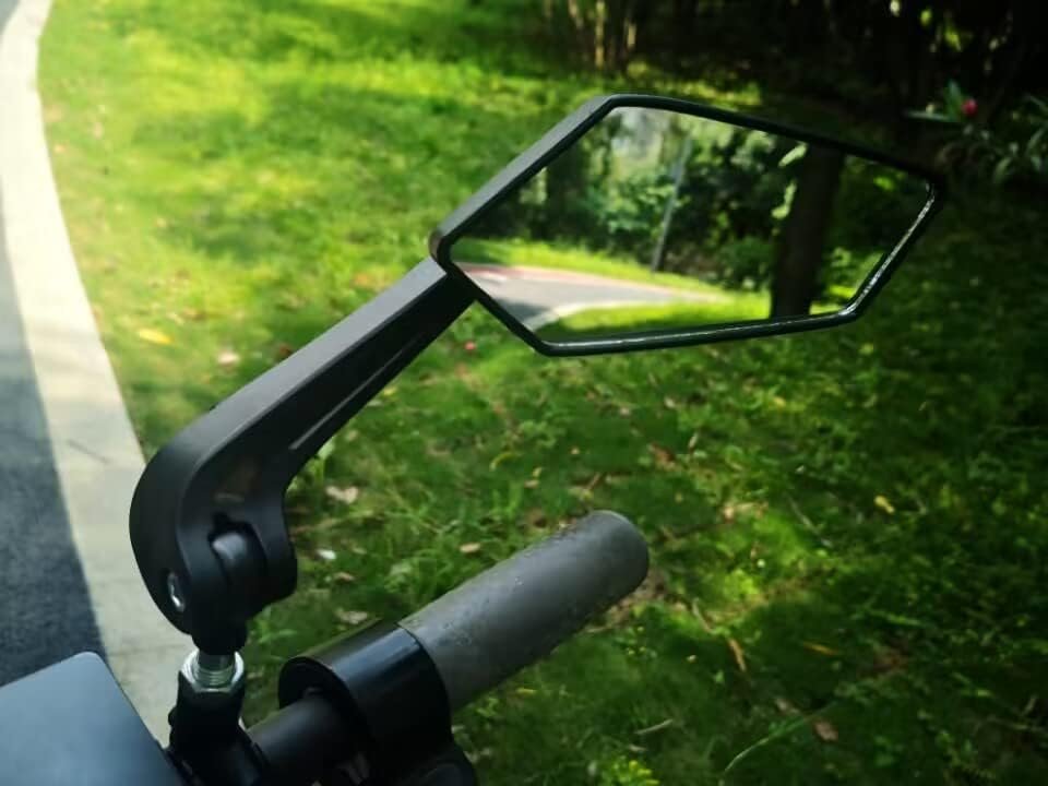 Scooter Mirror Handlebar Mount, 1 Pair Safe Rearview Mirror, for kick scooter,E-Bike,Bicycle