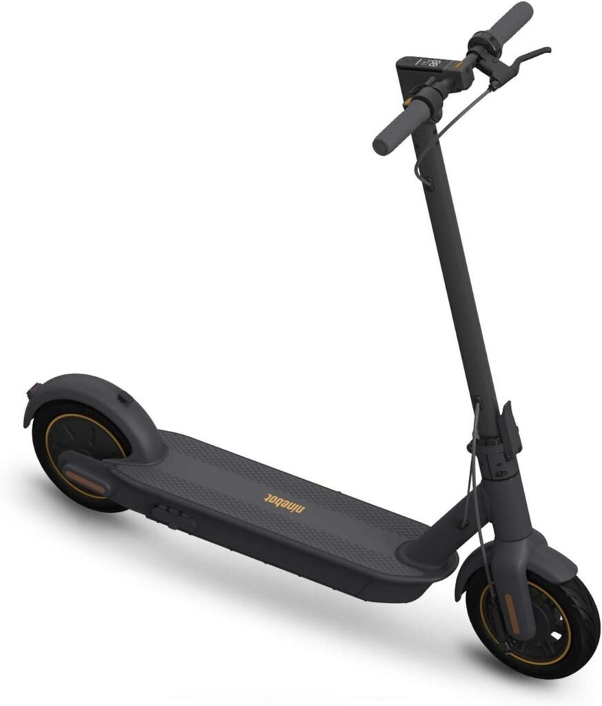 Segway Ninebot MAX KickScooter, Up to 25/40/43 Mi Long Range, 18.6/22 MPH Max. Speed, Power by 350W/450W Motor, Dual Brakes and Cruise Control, Electric Commuter Scooter for Adults