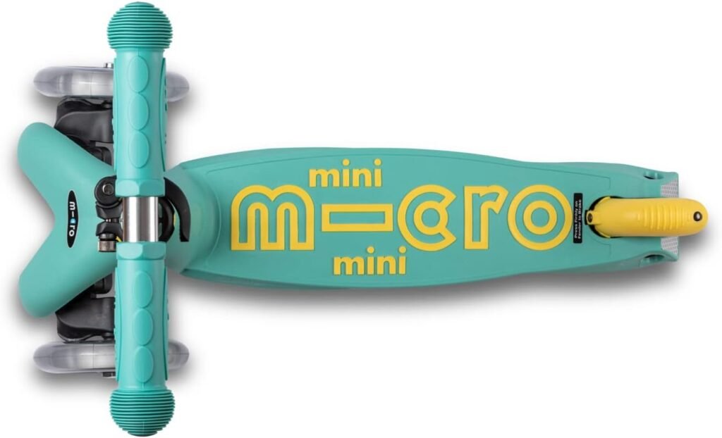 Micro Kickboard - Mini Deluxe Eco, 3-Wheeled, Lean-to-Steer, Swiss-Designed Micro Scooter Made with Recycled and Sustainable Materials, for Preschool Kids, Ages 2-5