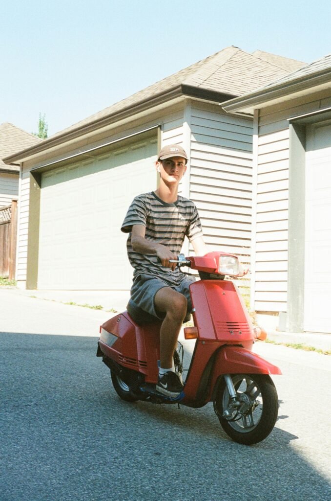 Safety First: Kids Learning to Ride Scooters